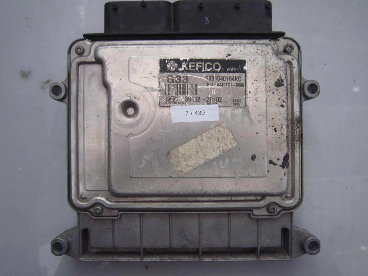 7-439 Centralina Motore Kefico 9001040164KC   39112-2B102 GFD-A44CFS1-5000 G33  HYUNDAI BENZINA I 30