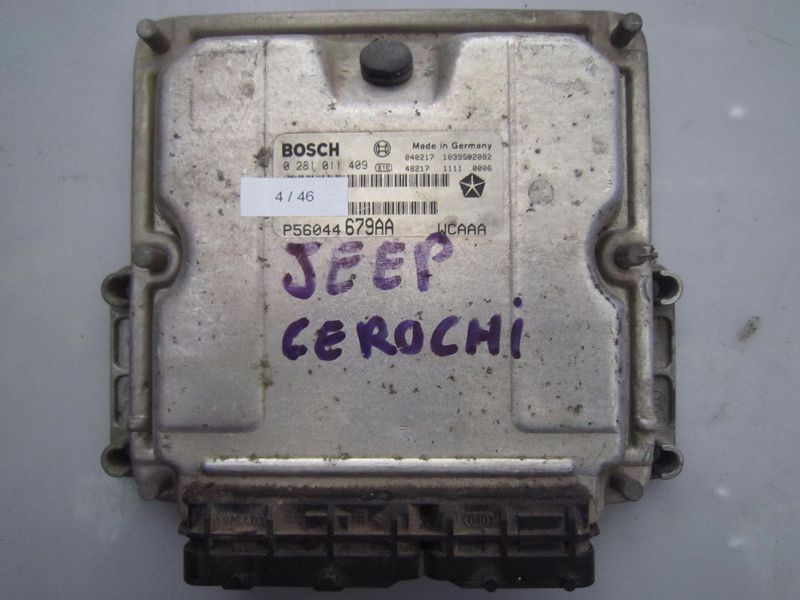 4-46 Centralina Motore Bosch 0 281 011 409 0281011409 P56044 679AA 1039S02082 WCAAA  JEEP DIESEL GRAND CHEROKEE