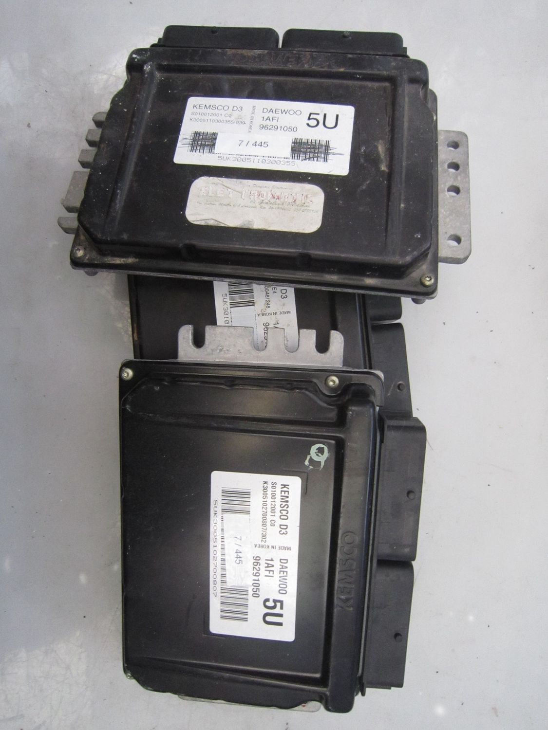 7-445 Centralina Motore Kemsco S010012001 E0 S010012001E0 1AFM 5U 96291050   DAEWOO BENZINA MATIZ