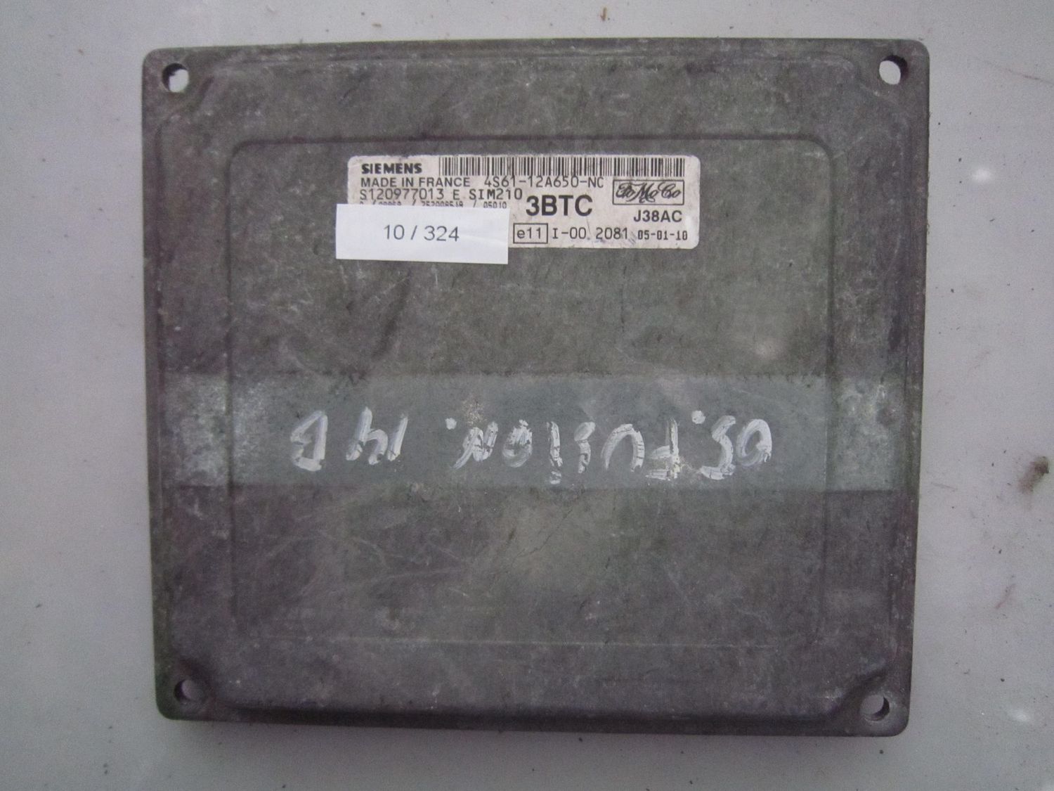 10-324 Centralina Motore Siemens S120977013 E S120977013E 4S61-12A650-NC SIM210 J38AC 3BTC FORD BENZINA FIESTA