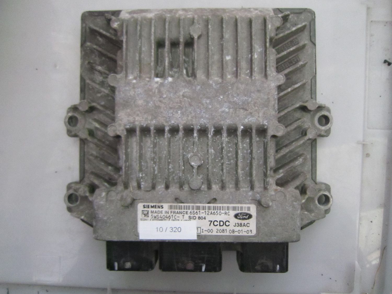 10-320 Centralina Motore Siemens 5WS40461C-T 5WS40461CT 6S61-12A650-RC 7CDC J38C SID 804  FORD DIESEL FIESTA