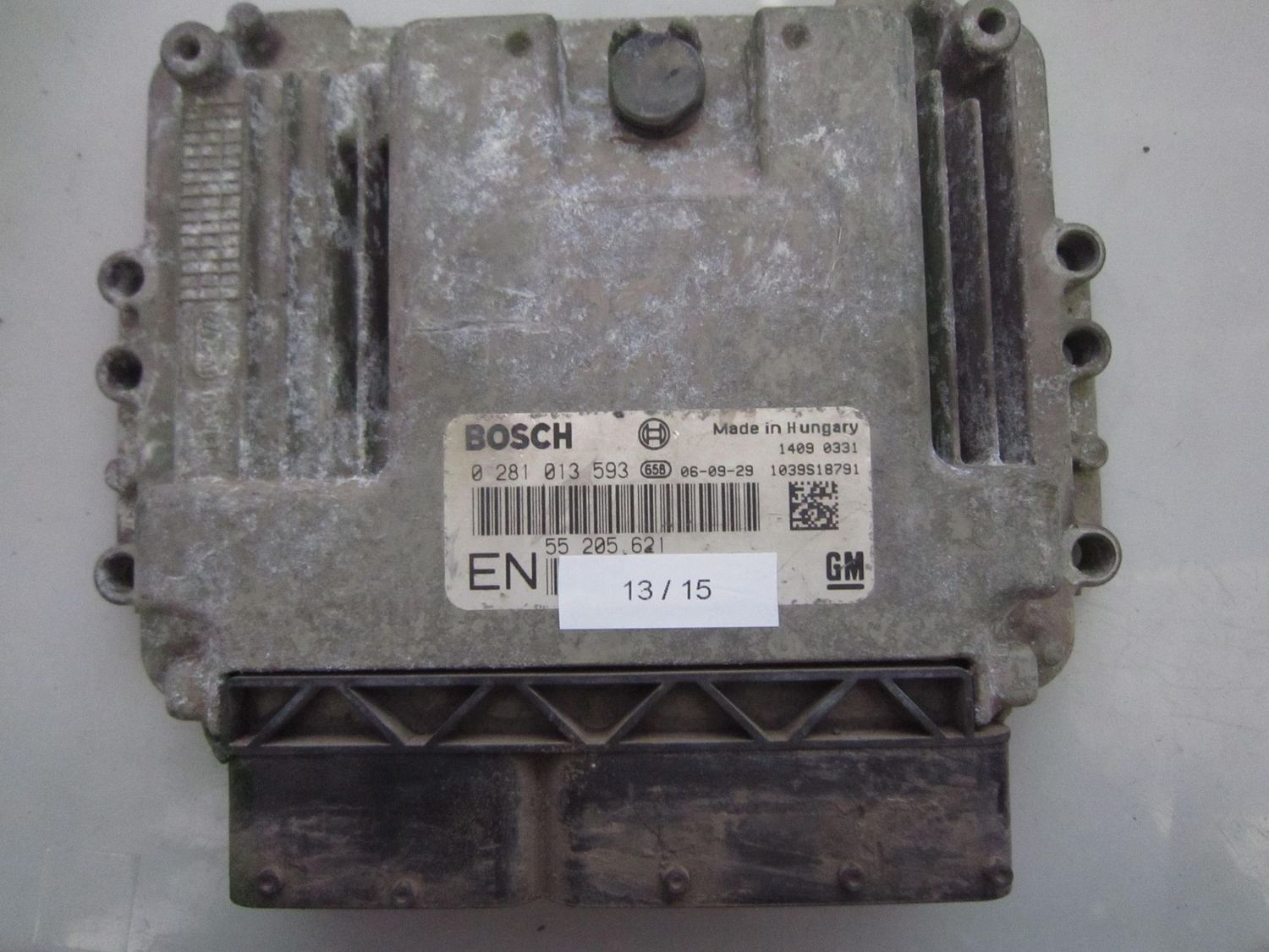 13-15 Centralina Motore Bosch 0 281 013 593 0281013593 55 205 621 1039S18791 EN  OPEL DIESEL ASTRA