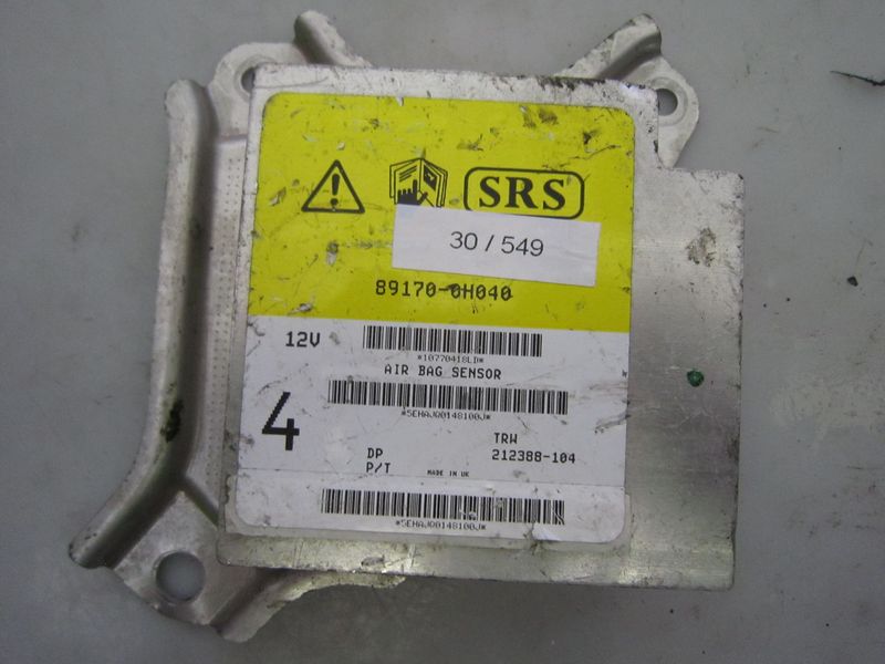 30-549 Centralina Airbag TRW 89170-0H040 891700H040 212388-104    TOYOTA  AYGO