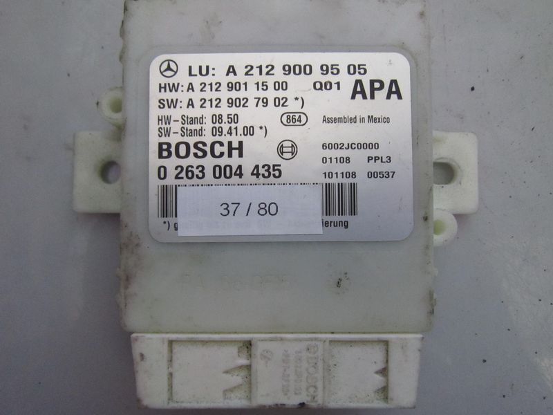 37-80 Centralina sensori parcheggio Bosch 0 263 004 435 0263004435 A 212 900 95 05 HW: A2129011500 SW: A2129027902 Q01  APA MERCEDES  CLASSE E