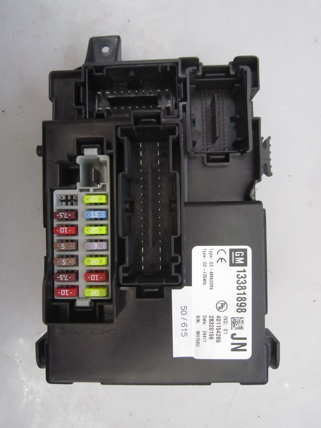 50-615 Body Computer Delphi 13381898   28320156 JN   OPEL Benzina MERIVA