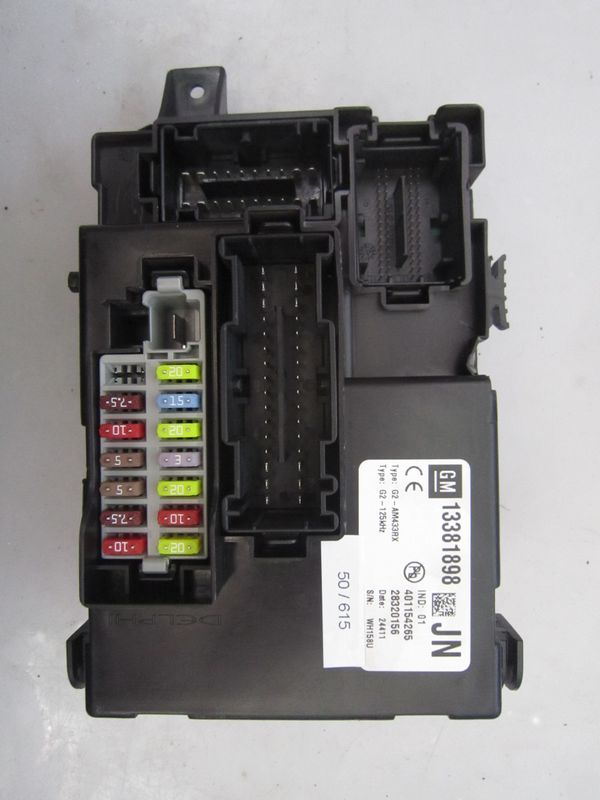 50-615 Body Computer Delphi 13381898   28320156 JN   OPEL Benzina MERIVA