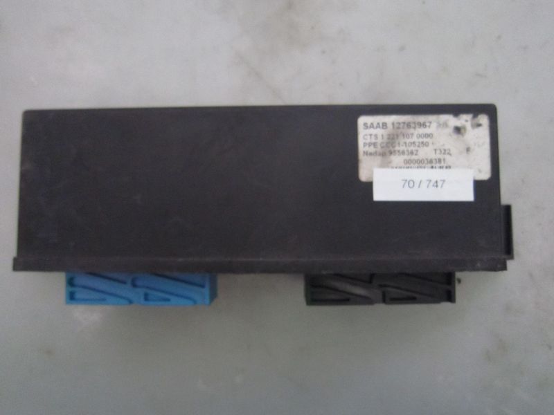 70-747 Modulo Controllo Tetto Elettrico Saab 12763967   CTS 1 221 107 0000 PPE CCC1-105250 9556362  SAAB  9_3