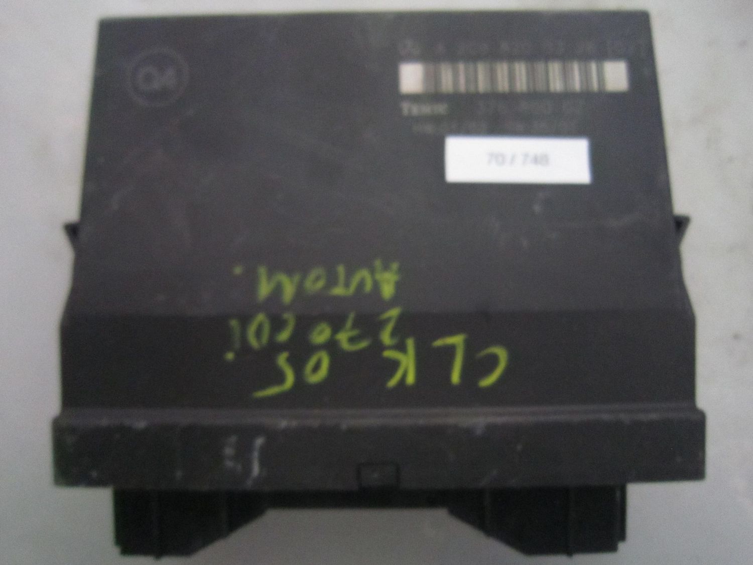70-748 Centralina Modulo Confort Temic A 209 820 03 26 A2098200326 376 800 GZ HW: 01/02 SW: 35/01  MERCEDES  VARIE