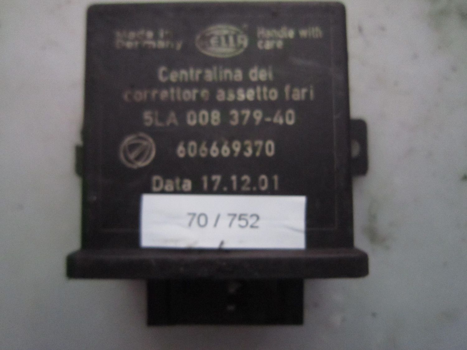 70-752 Centralina Fari Hella KG 5LA 008 379-40 5LA00837940 606669370    ALFA ROMEO / FIAT / LANCIA  VARIE