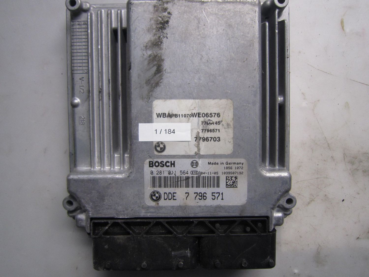 1-184 Centralina Motore Bosch 0 281 011 564 0281011564 7 796 571 1039S07192 7796703  BMW Diesel SERIE X