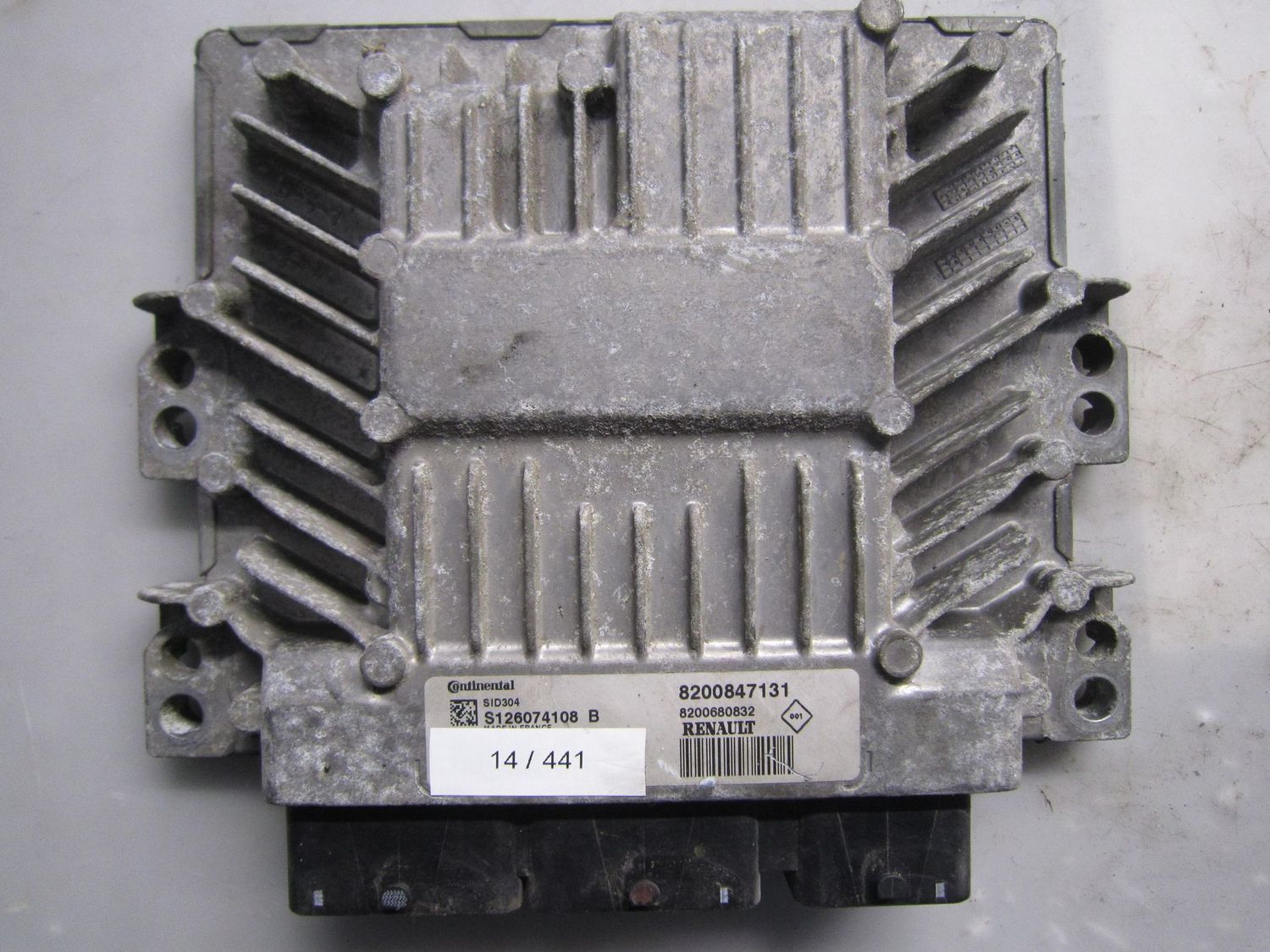 14-441 Centralina Motore Continental  S126074108 B S126074108B 8200847131 8200680832 SID304  RENAULT DIESEL VARIE