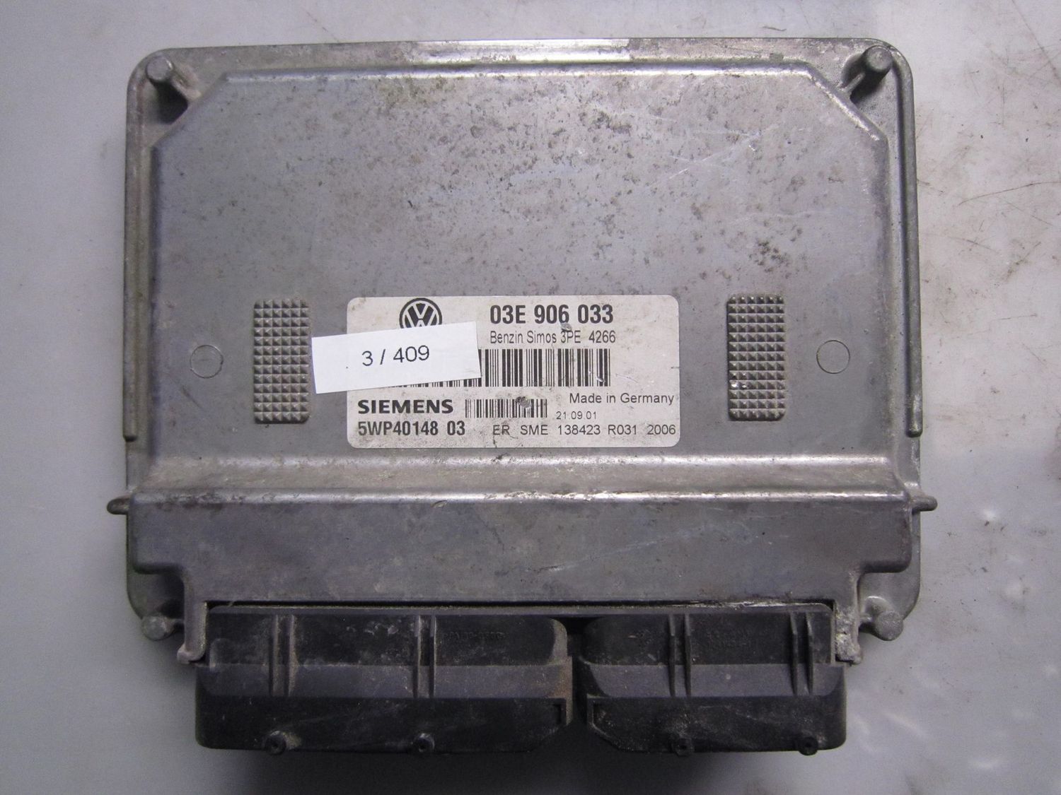 3-409 Centralina Motore Siemens 5WP40148 03 5WP4014803 03E 906 033 SIMOS 3PE   SEAT Benzina IBIZA