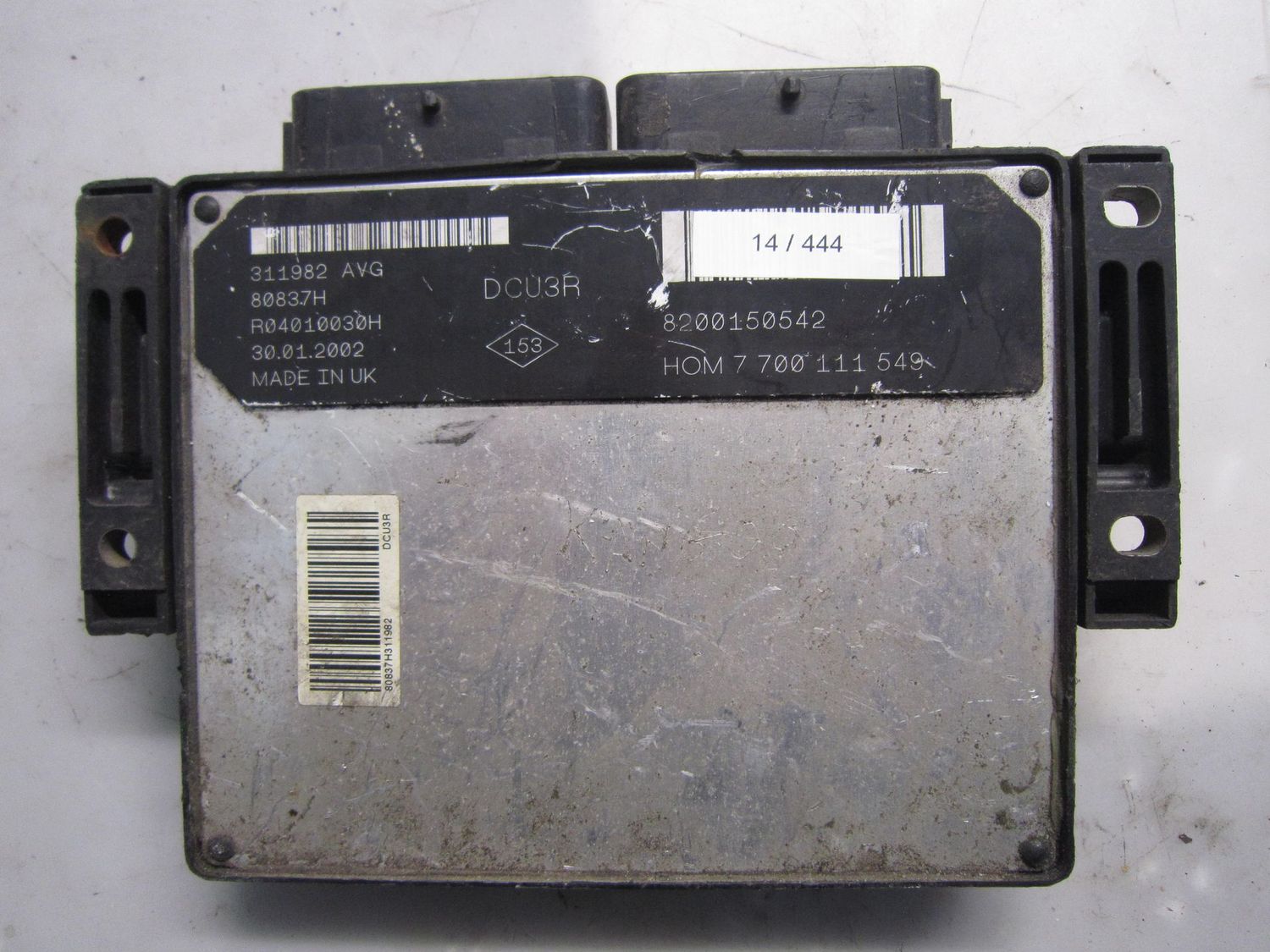 14-444 Centralina Motore Lucas 80837H   R04010030H DCU3R 7700111549 8200150542 RENAULT DIESEL KANGOO