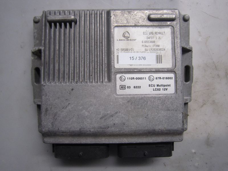 15-376 Centralina Gas Gpl Landi Renzo 616553000   67R-016002 HD 505001/21   RENAULT BENZINA / GPL VARIE