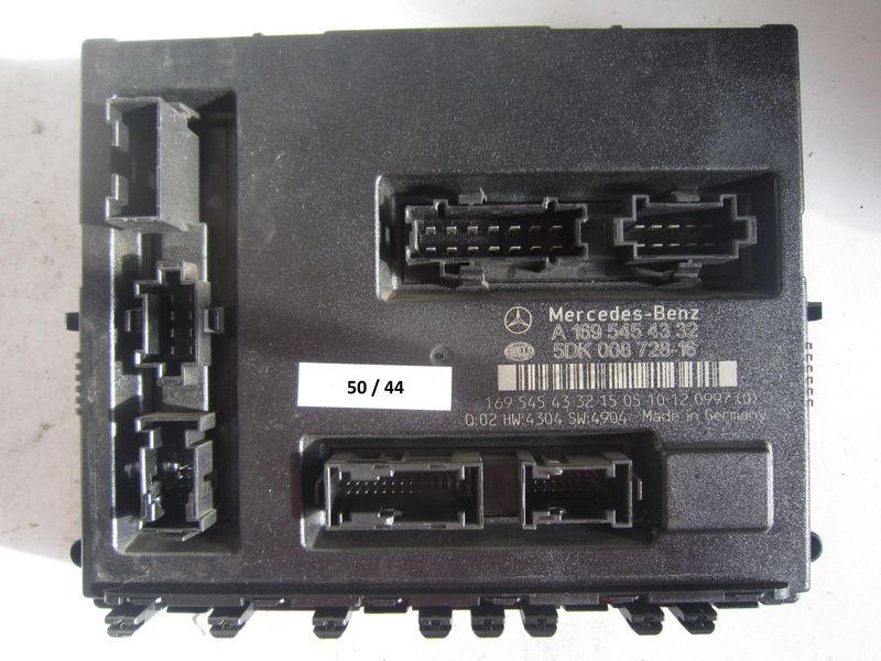 50-44 Body Computer Hella Kg A 169 545 43 32 A1695454332 5DK 008 728-16 HW 4304 SW 4904  MERCEDES  CLASSE B