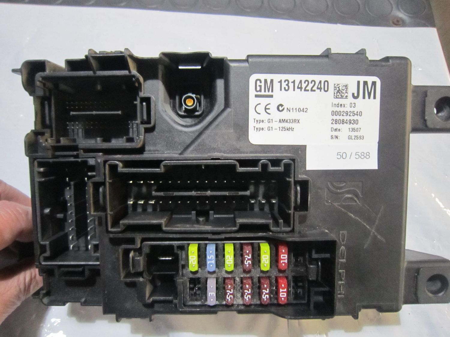 50-588 Body Computer Delphi 13142240   28084930    OPEL Diesel CORSA