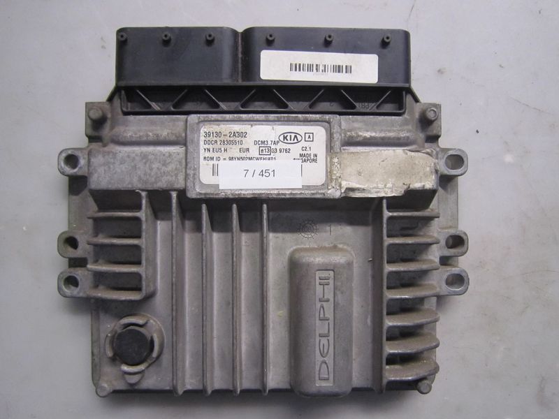 7-451 Centralina Motore Delphi 39130-2A302 391302A302 DDCR 28305510 DCM3.7AP   KIA Diesel VENGA