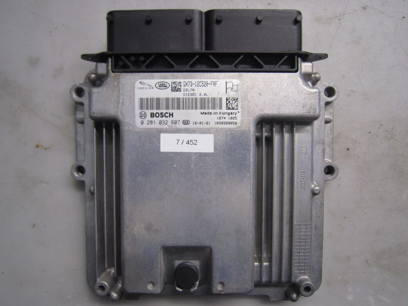 7-452 Centralina Motore Bosch 0 281 032 607 0281032607 GX73-12C520-FAF 1039S09050 DZL70  LAND ROVER Diesel Varie