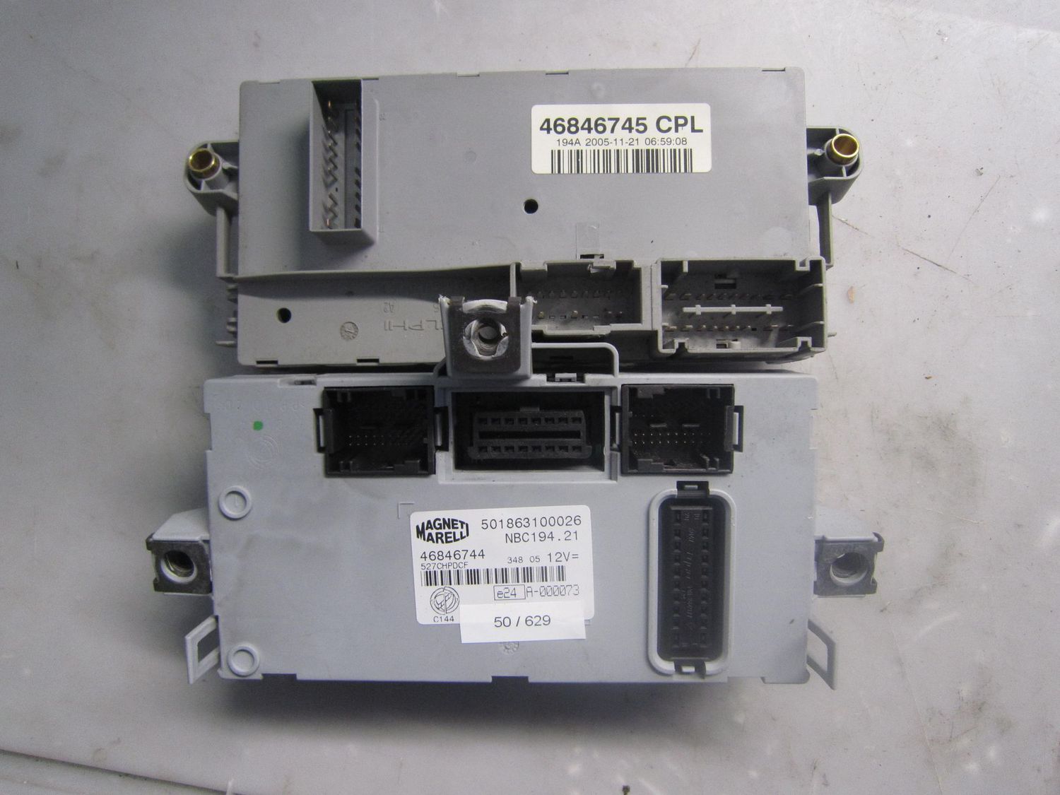 50-629 Body Computer Magneti Marelli 501863100026   46846744 NBC194.21 46846746  FIAT Diesel Croma