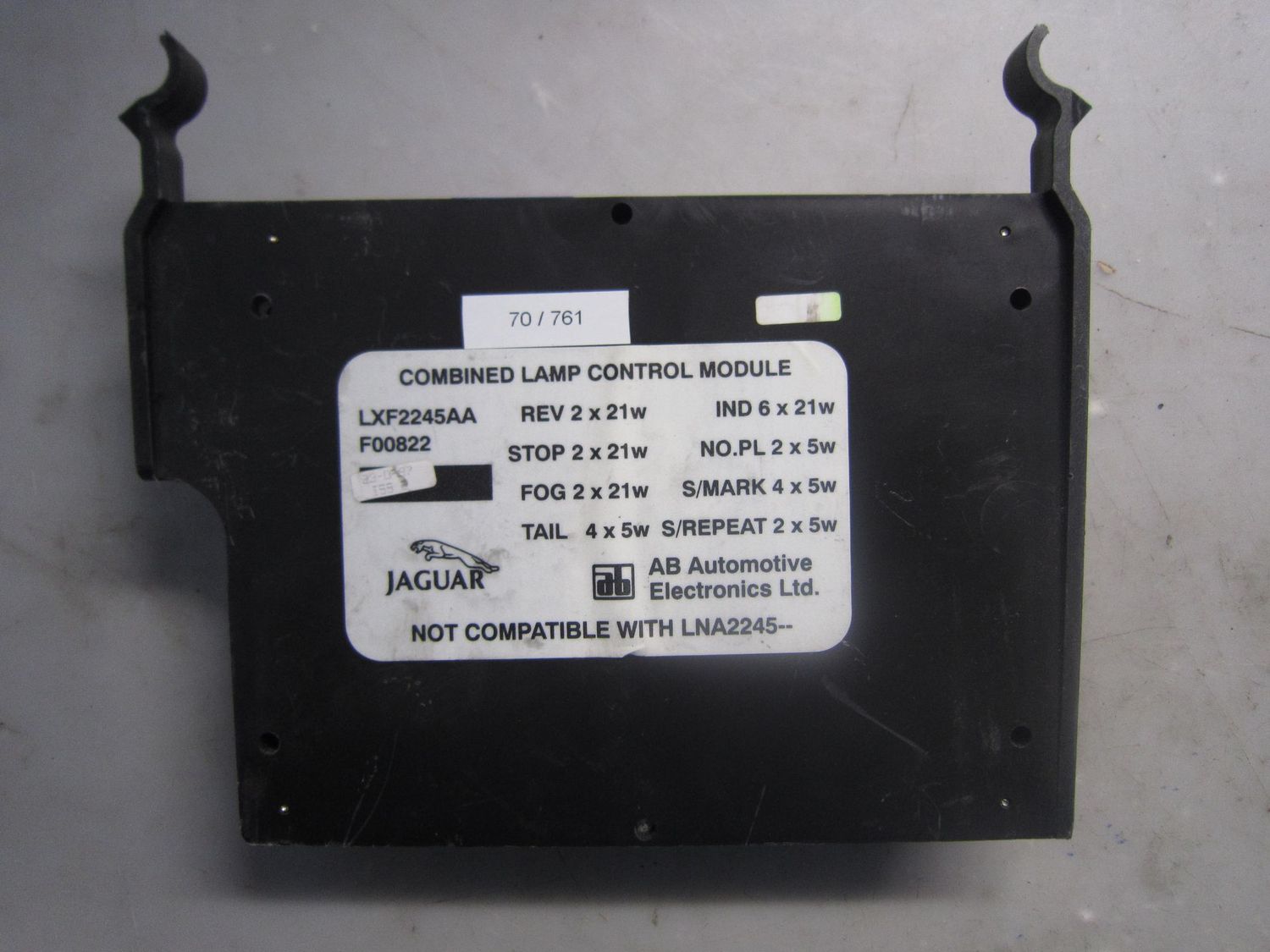 70-761 Centralina Fari AB Automotive LXF2245AA   F00822    JAGUAR  Sovereign