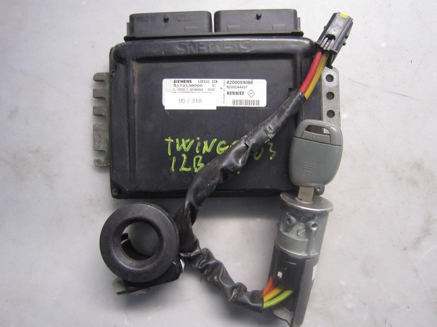 95-318 Kit Motore Renault S110138000   8200059086 8200044437 143408 SIRIUS 32N RENAULT Benzina TWINGO