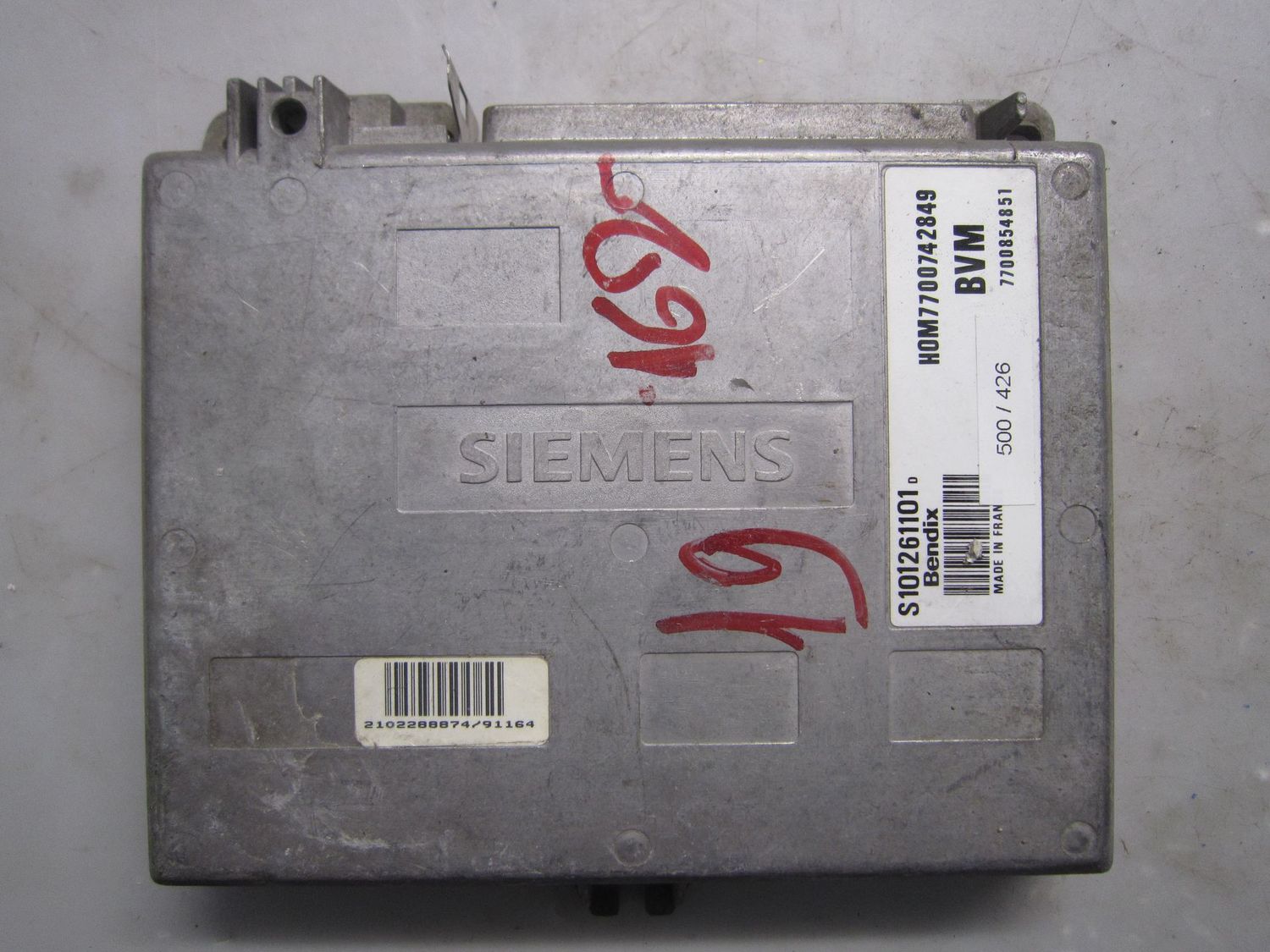 500-426 Centralina Motore Siemens S101261101   7700742849 7700854851   RENAULT Benzina CLIO