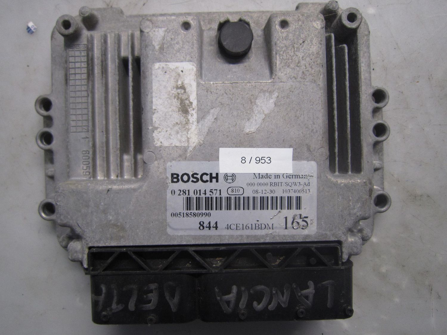 8-953 Centralina Motore Bosch 0 281 014 571 0281014571 00518580990 1037400513 844 4CE161BDM 165  LANCIA Diesel DELTA