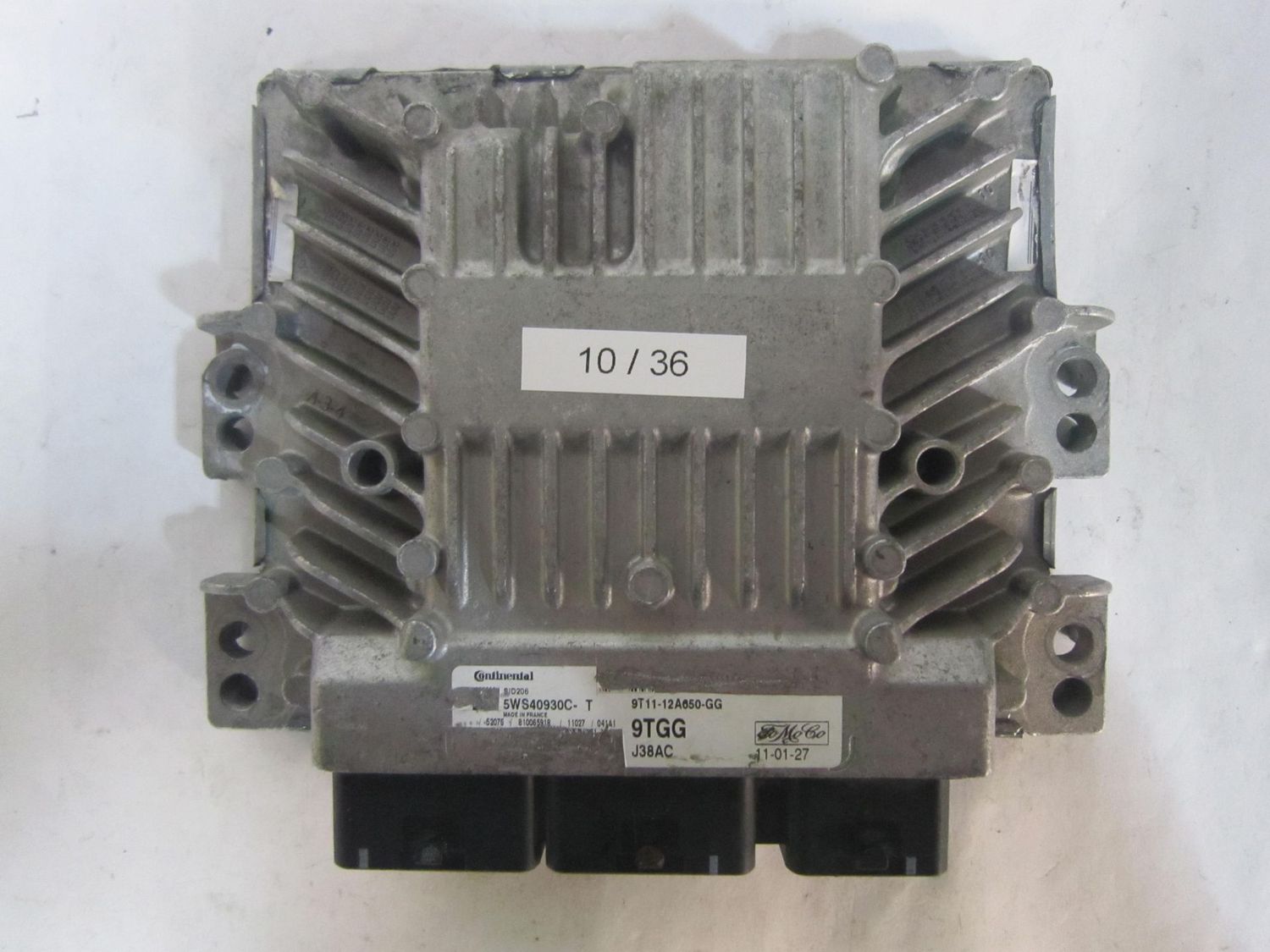 10-36 Centralina Motore Continental 5WS40930C-T 5WS40930CT 9T11-12A650-GG  SID 206  FORD Diesel Transit