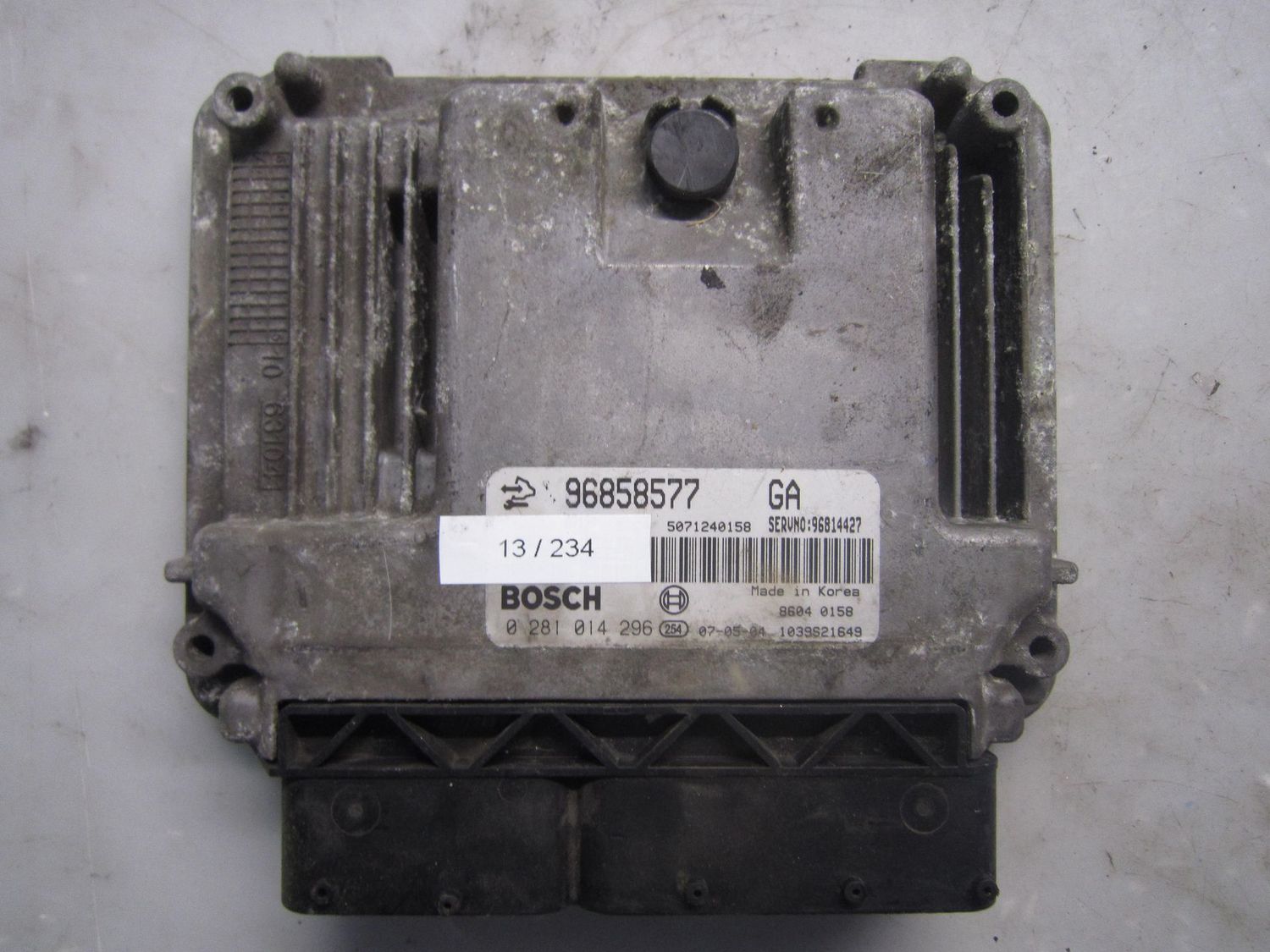 13-234 Centralina Motore Bosch 0 281 014 296 0281014296 96858577 1039S21649   OPEL Diesel Antara