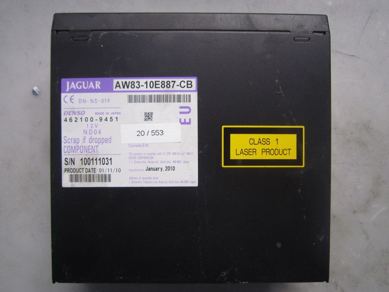20-553 Cambia cd Denso 462100-9451 4621009451 AW83-10E887-CB    JAGUAR  XF