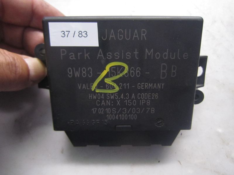 37-83 Centralina sensori parcheggio Valeo 9W83-15K666-BB 9W8315K666BB 604 211 HW: 04 SW: 5.4.3  JAGUAR  XF