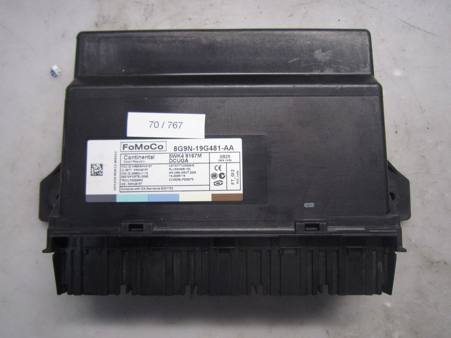 70-767 Modulo Chiusura Centralizzata Fomoco 5WK4 9167M 5WK49167M 8G9N-19G481-AA DCUGA   JAGUAR  XF
