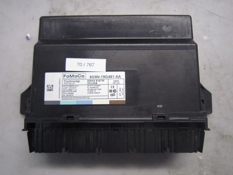 70-767 Modulo Chiusura Centralizzata Fomoco 5WK4 9167M 5WK49167M 8G9N-19G481-AA DCUGA   JAGUAR  XF