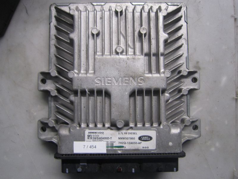 7-454 Centralina Motore Siemens 5WS40405D-T 5WS40405DT 7H2Q-12A650-AF NNW507860 SID204  LAND ROVER Diesel VARIE