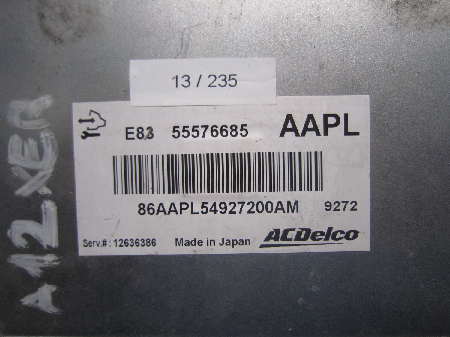 13-235 Centralina Motore AcDelco 55576685   12636386 E83   OPEL Benzina CORSA