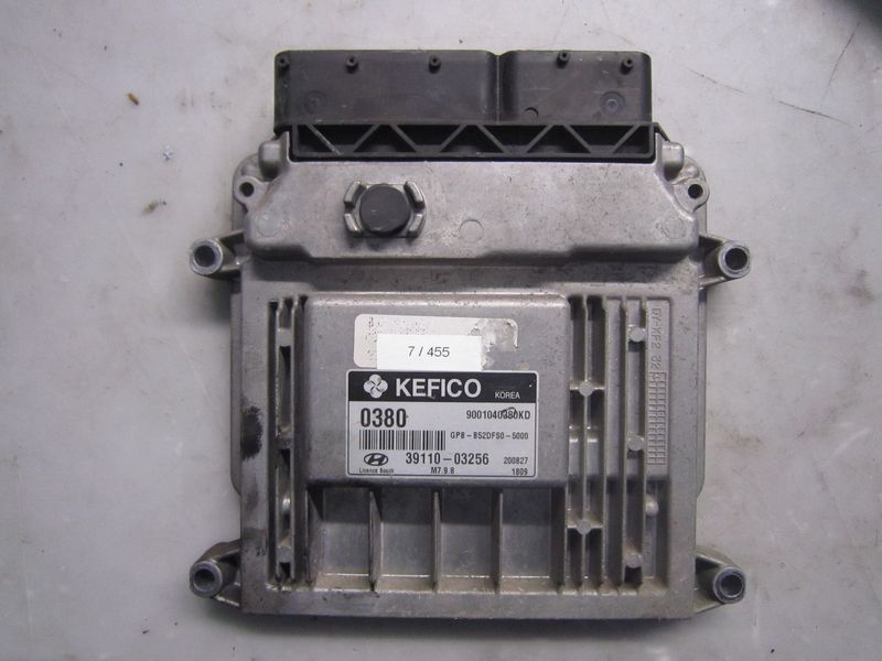 7-455 Centralina Motore Kefico 9001040380KD   39110-03256 GPB-B52DFS0-5000 0380  HYUNDAI Benzina I 20