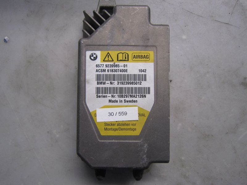 30-559 Centralina Airbag BMW 6577 9239985-01 6577923998501 319239985012 ACSM 618307400E   BMW  SERIE 5