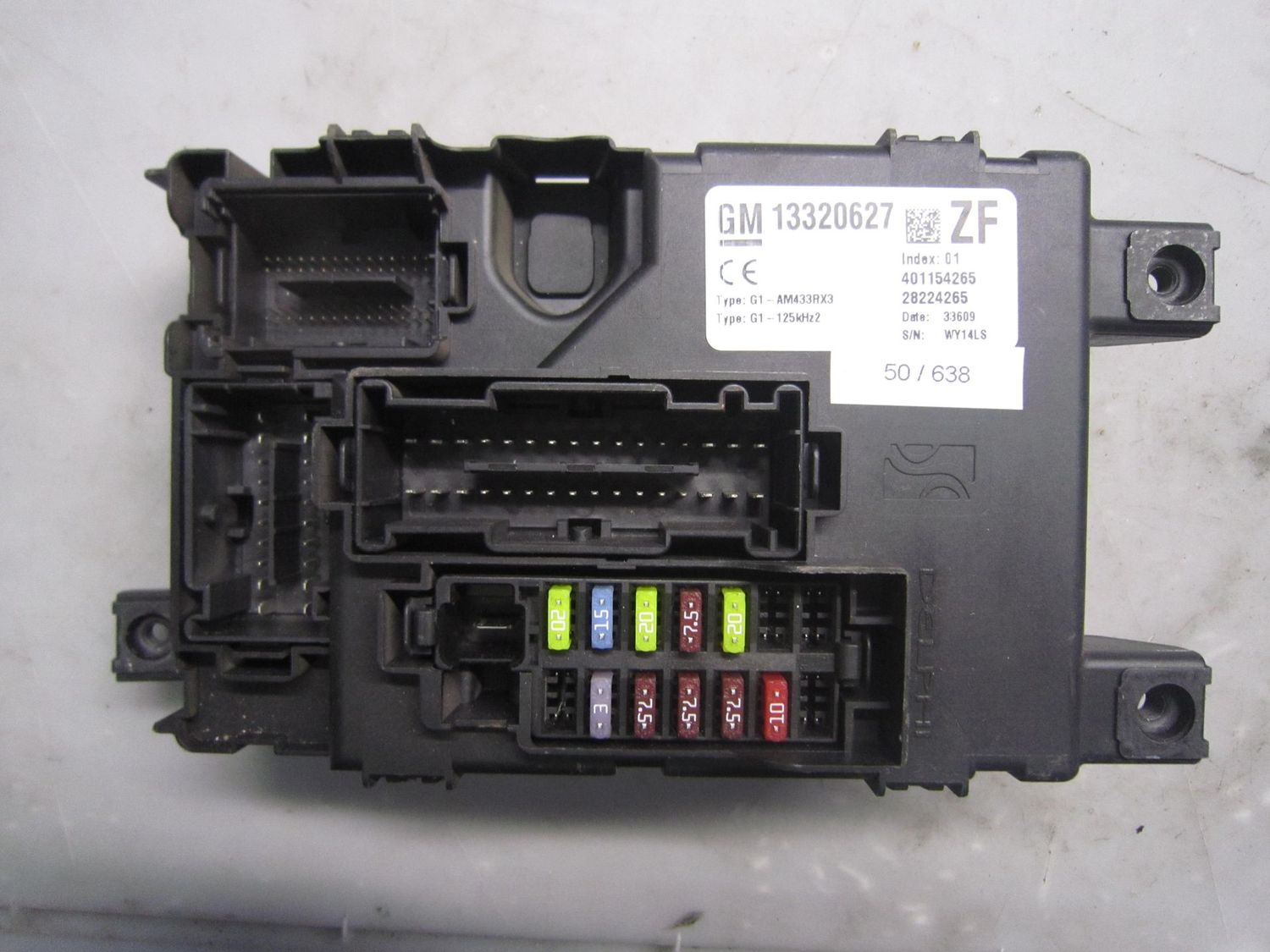 50-638 Body Computer Delphi 13320627   401154265 28224265   OPEL Benzina CORSA