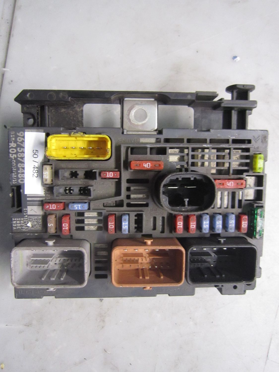 50-482 Body Computer Delphi 9675878480   BSM-R05 HW 277 SW 8E  CITROEN Diesel Partner