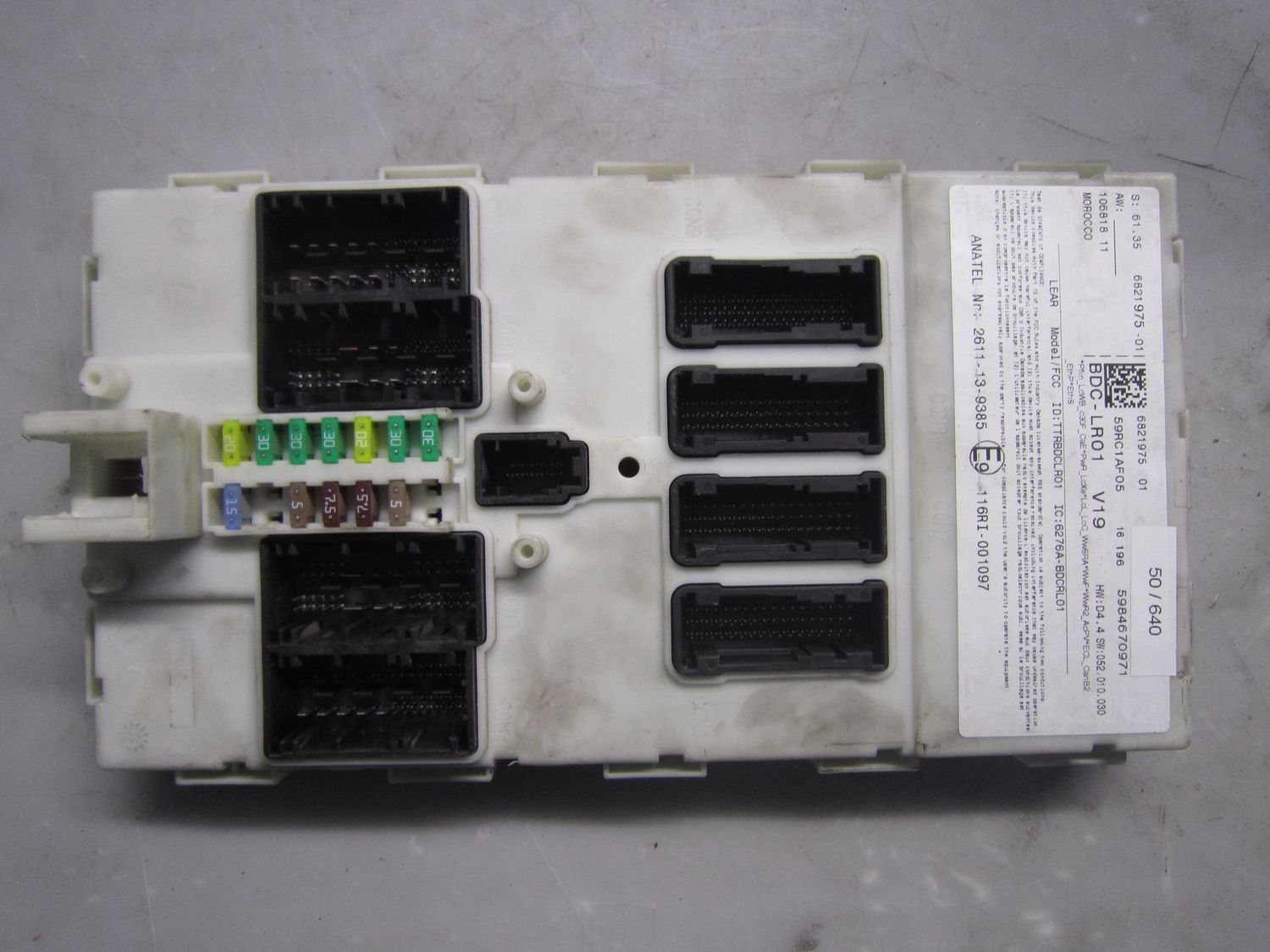 50-640 Body Computer Lear 2611-13-9385 2611139385 BDC-LR01 V19 6821975 01   MINI  VARIE