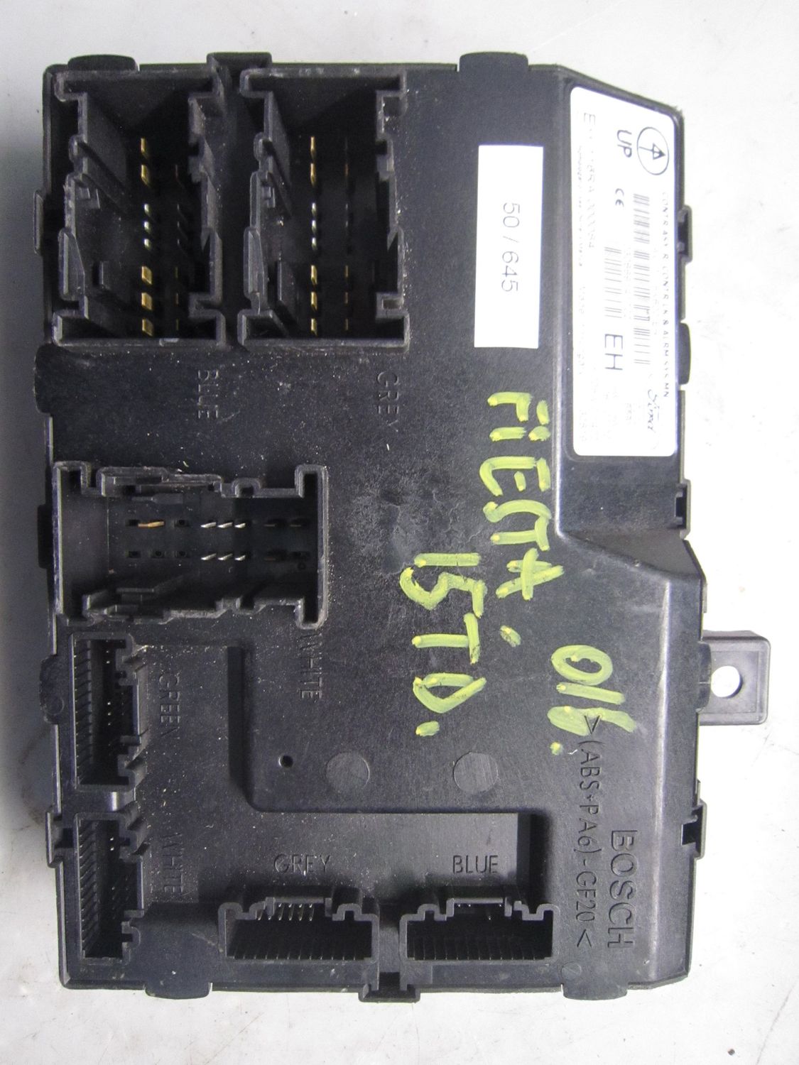 50-645 Body Computer Bosch AV1T-15K600-EH AV1T15K600EH 116RA-000084 F005 V0 1402   FORD Diesel Fiesta