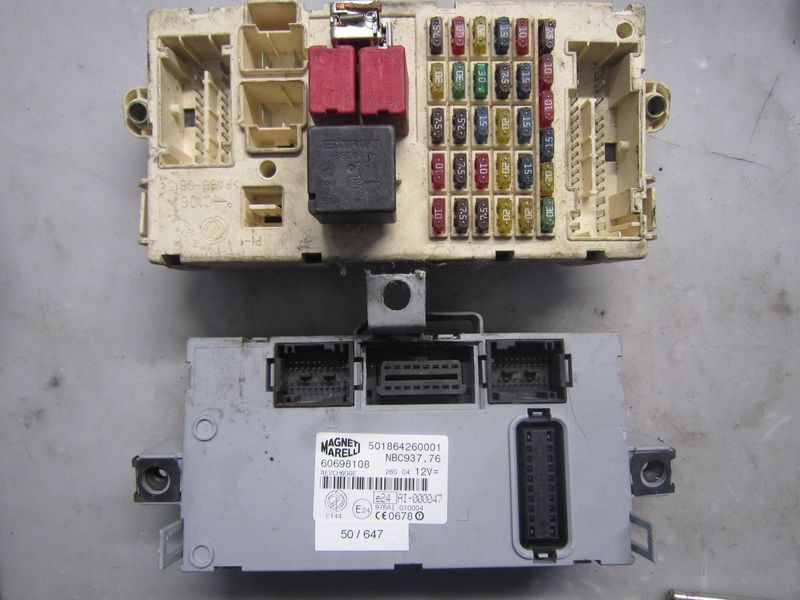 50-647 Body Computer Magneti Marelli 501864260001   60698108 NBC937.76 46558758  ALFA ROMEO Diesel 147