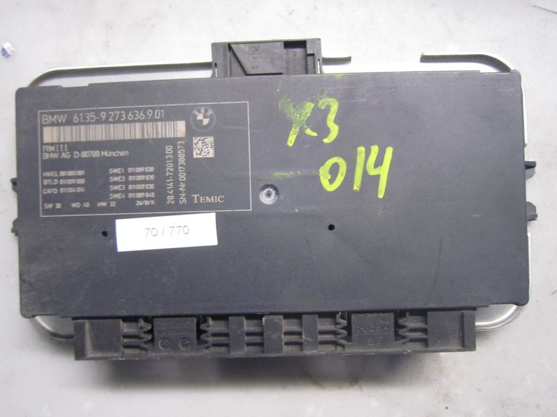70-770 Centralina Fari Temic 6135-9 273 636 9.01 613592736369.01 FRM III SW 30 HW 32  BMW  SERIE 5