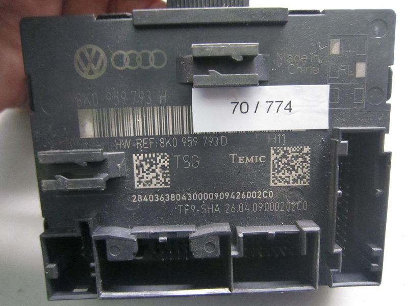 70-774 Centralina Porte Temic 8K0 959 793 H 8K0959793H     AUDI  A 4