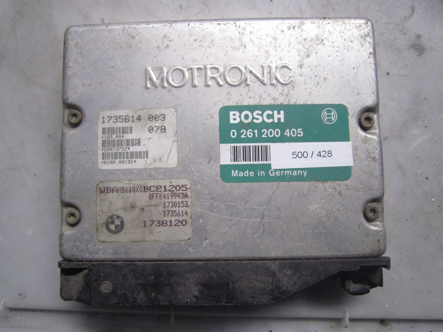 500-428 Centralina Motore Bosch 0 261 200 405 0261200405 1735614 1738120   BMW Benzina VARIE