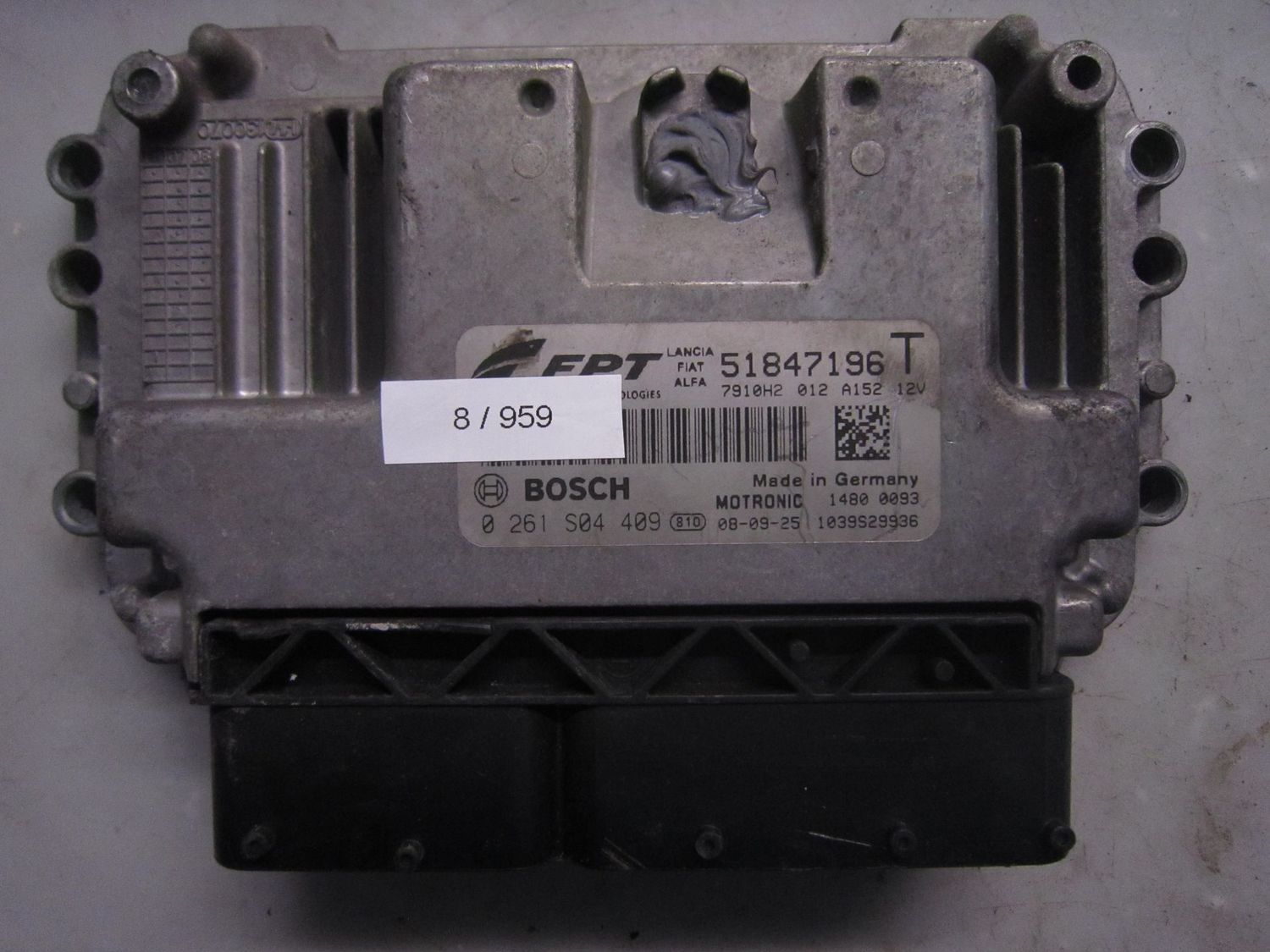8-959 Centralina Motore Bosch 0 261 S04 409 0261S04409 51847196T 1039S29936   ALFA ROMEO Benzina Mito