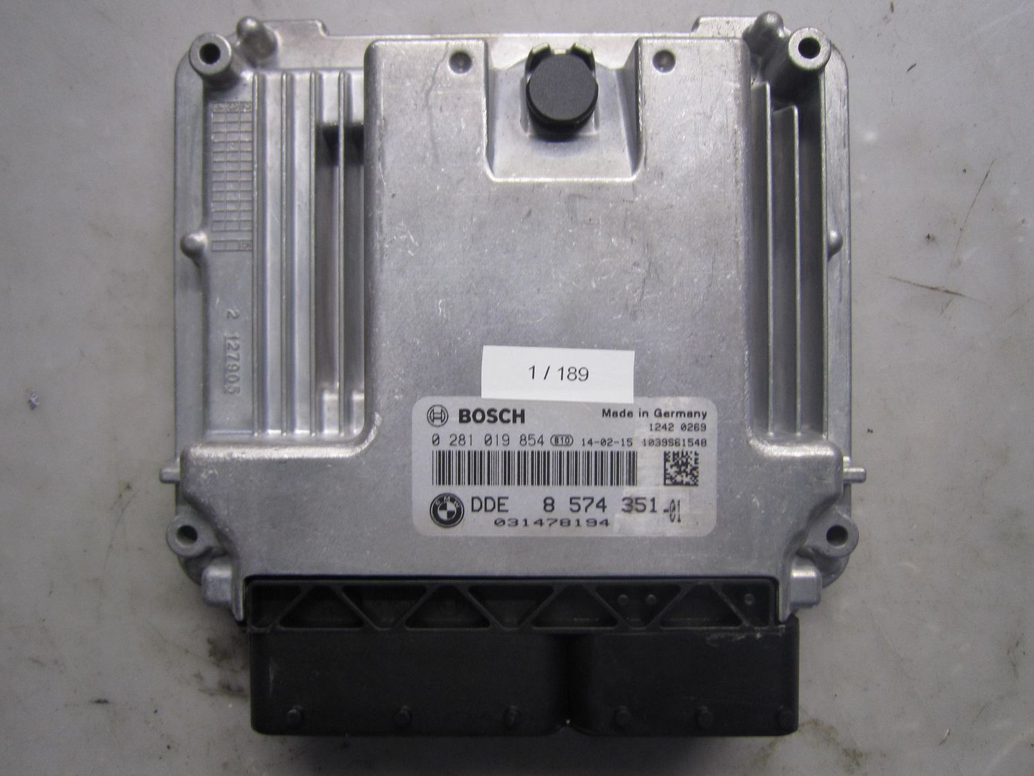 1-189 Centralina Motore Bosch 0 281 019 854 0281019854 8 574 351 1039S61548   BMW Diesel SERIE X