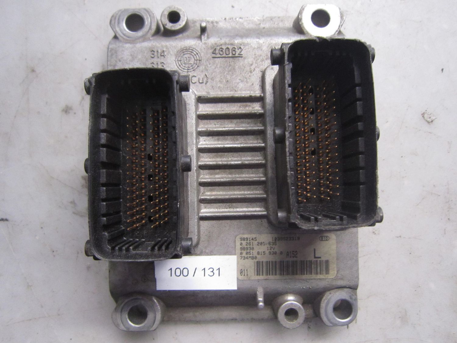 100-131 Centralina Motore Bosch 0 261 201 635 0261201635 0 051 815 930 0 1039S23319 892109  FIAT BENZINA BRAVO_BRAVA