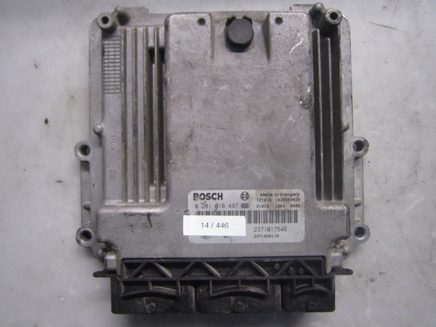 14-446 Centralina Motore Bosch 0 281 018 497 0281018497 237101754R 1039S50939 237102011R  RENAULT Diesel TRAFIC