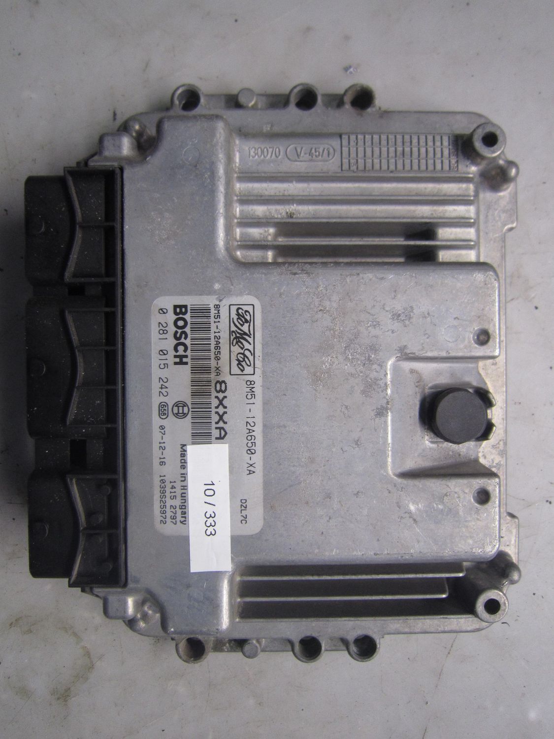 10-333 Centralina Motore Bosch 0 281 015 242 0281015242 8M51-12A650- XA 1039S25972 8XXA  FORD Diesel Focus